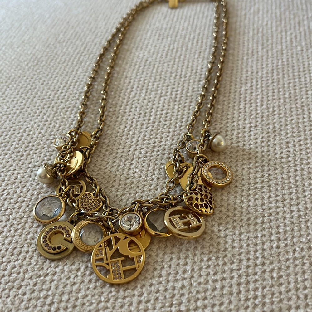 COACH charm necklace - Picture 3 of 5